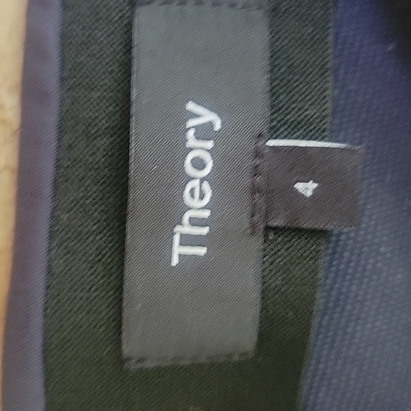 Theory Navalene Neoteric Ankle Pants Navy Size 4 - Picture 4 of 7